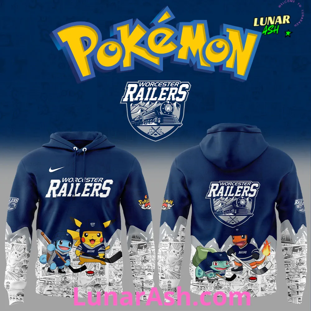 Worcester Railers x Pokémon Special Hoodie Worcester Railers x Pokémon Special Hoodie