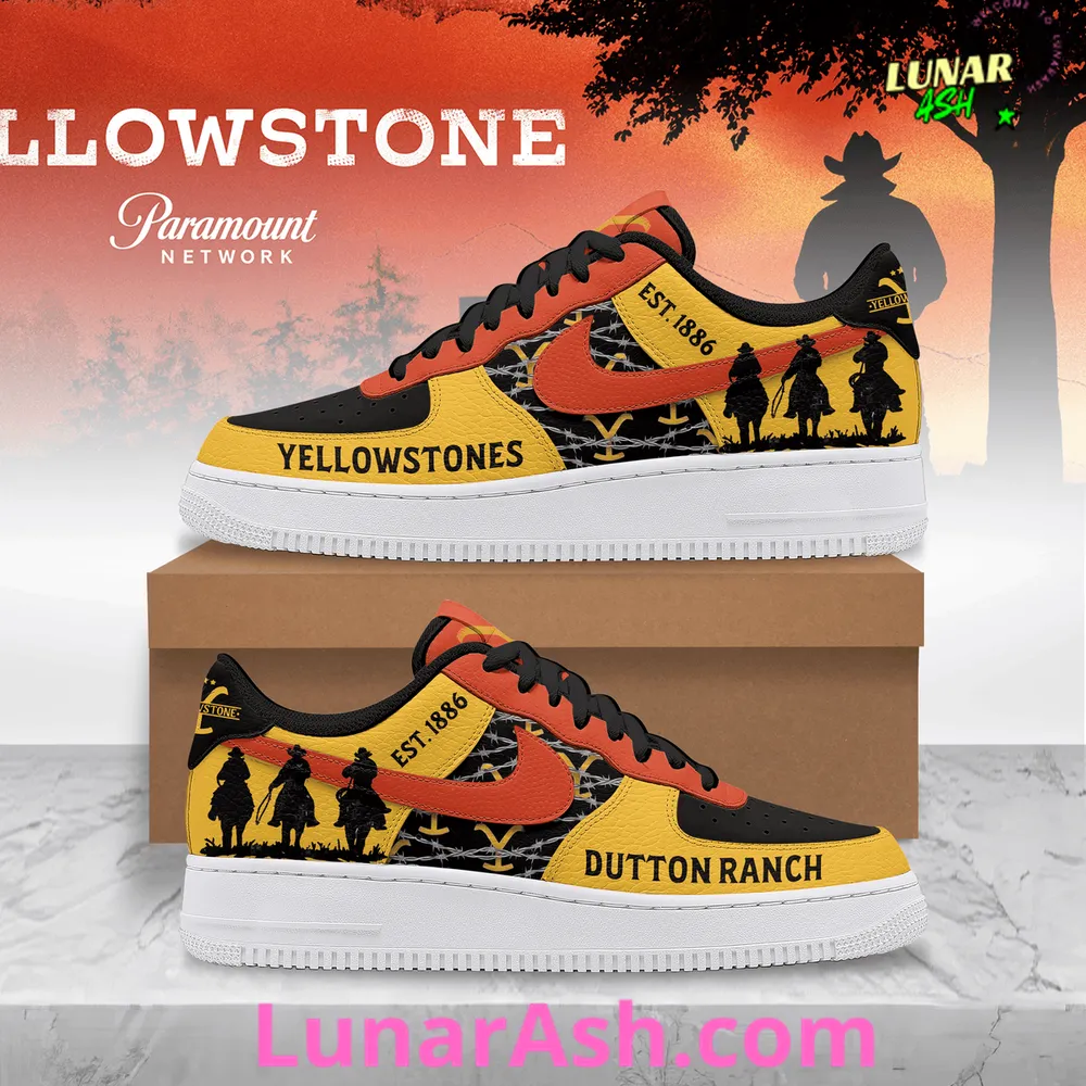 Yellowstones EST. 1886 Limited Edition Nike Air Force 1 Yellowstones EST. 1886 Limited Edition Nike Air Force 1