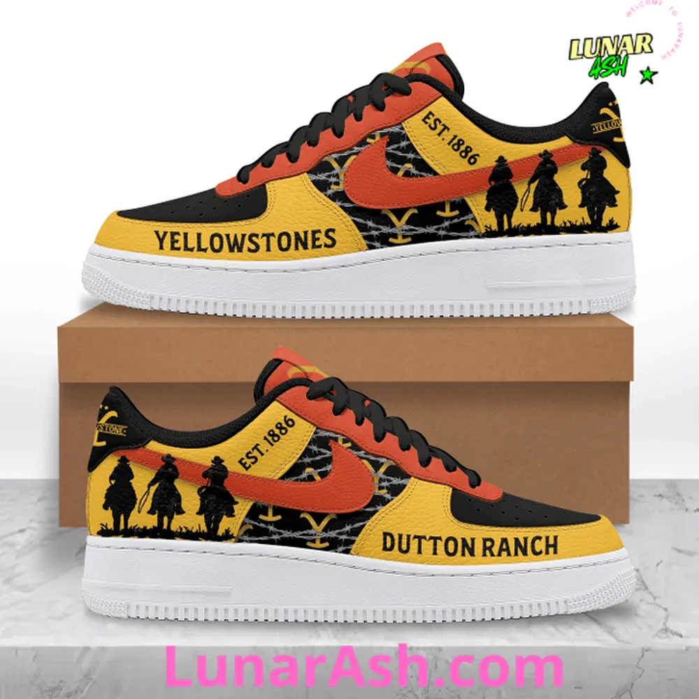 Yellowstones EST. 1886 Limited Edition Nike Air Force 1 Yellowstones EST. 1886 Limited Edition Nike Air Force 1