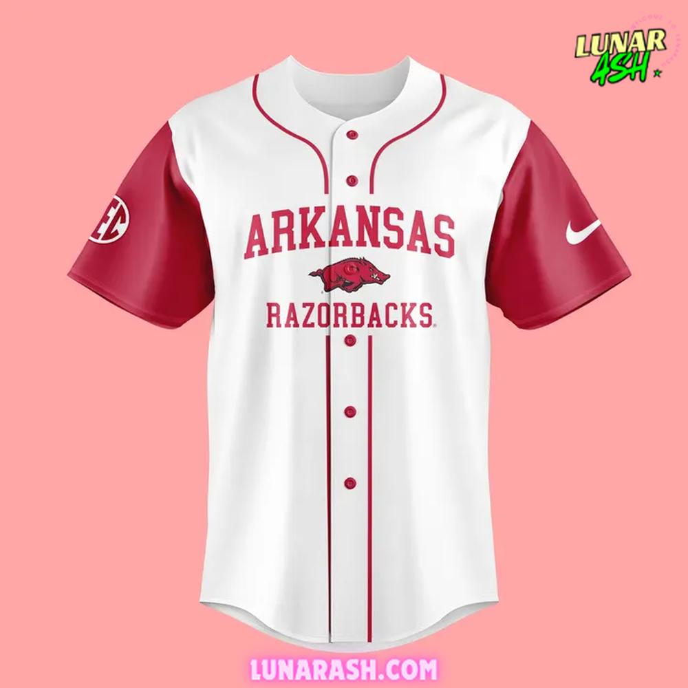 Arkansas Razorbacks Baseball 2025 Special Baseball Jersey Arkansas Razorbacks Baseball 2025 Special Baseball Jersey