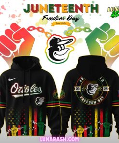 Baltimore Orioles Juneteenth Day 2025 Special Hoodie