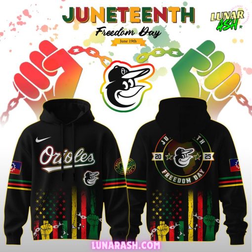 Baltimore Orioles Juneteenth Day 2025 Special Hoodie