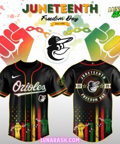 Baltimore Orioles Juneteenth Day 2025 Special Jersey
