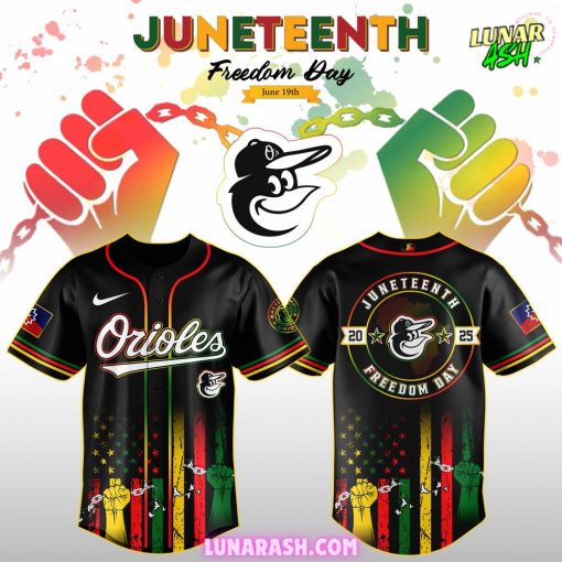 Baltimore Orioles Juneteenth Day 2025 Special Jersey