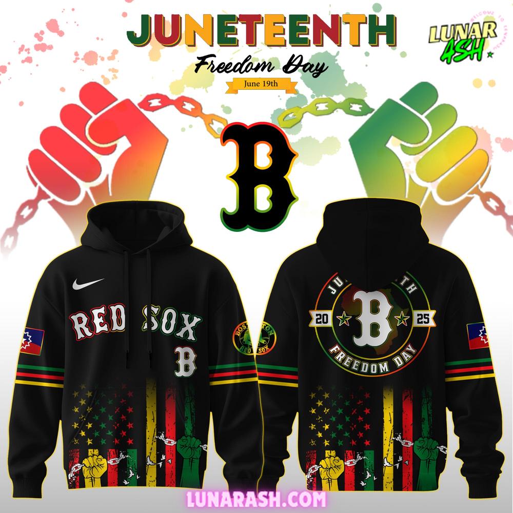 Boston Red Sox Juneteenth Day 2025 Special Hoodie Boston Red Sox Juneteenth Day 2025 Special Hoodie