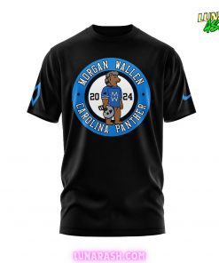 Carolina Panthers Morgan Wallen 2024 Black T-Shirt