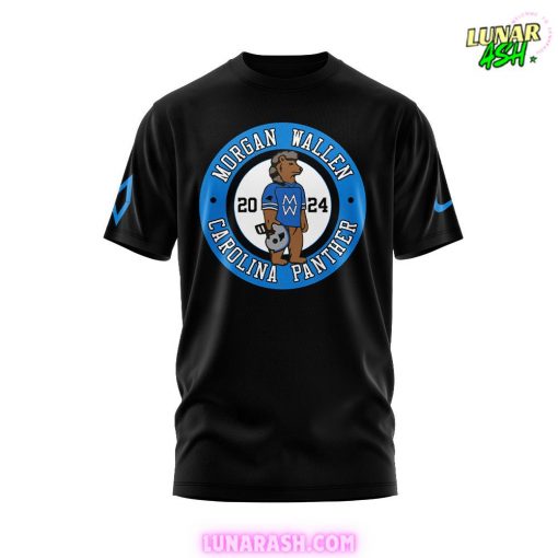 Carolina Panthers Morgan Wallen 2024 Black T-Shirt