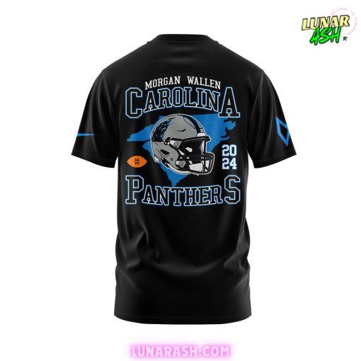 Carolina Panthers Morgan Wallen 2024 Black T-Shirt