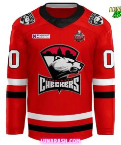 Charlotte Checkers 2025 Custom Red Special Hockey Jersey