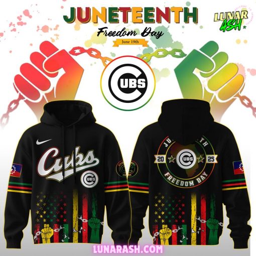 Chicago Cubs Juneteenth Day 2025 Special Hoodie