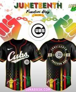 Chicago Cubs Juneteenth Day 2025 Special Jersey