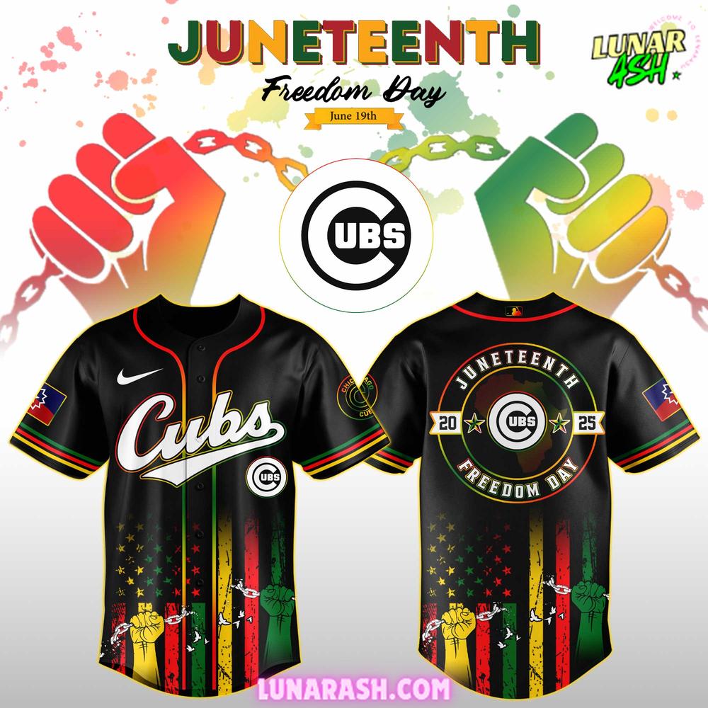 Chicago Cubs Juneteenth Day 2025 Special Jersey Chicago Cubs Juneteenth Day 2025 Special Jersey