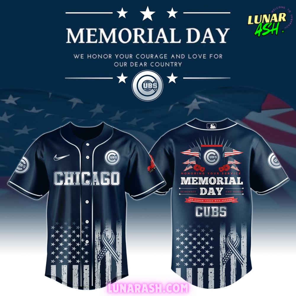 Chicago Cubs Memorial Day 2025 Special Baseball Jersey Chicago Cubs Memorial Day 2025 Special Baseball Jersey