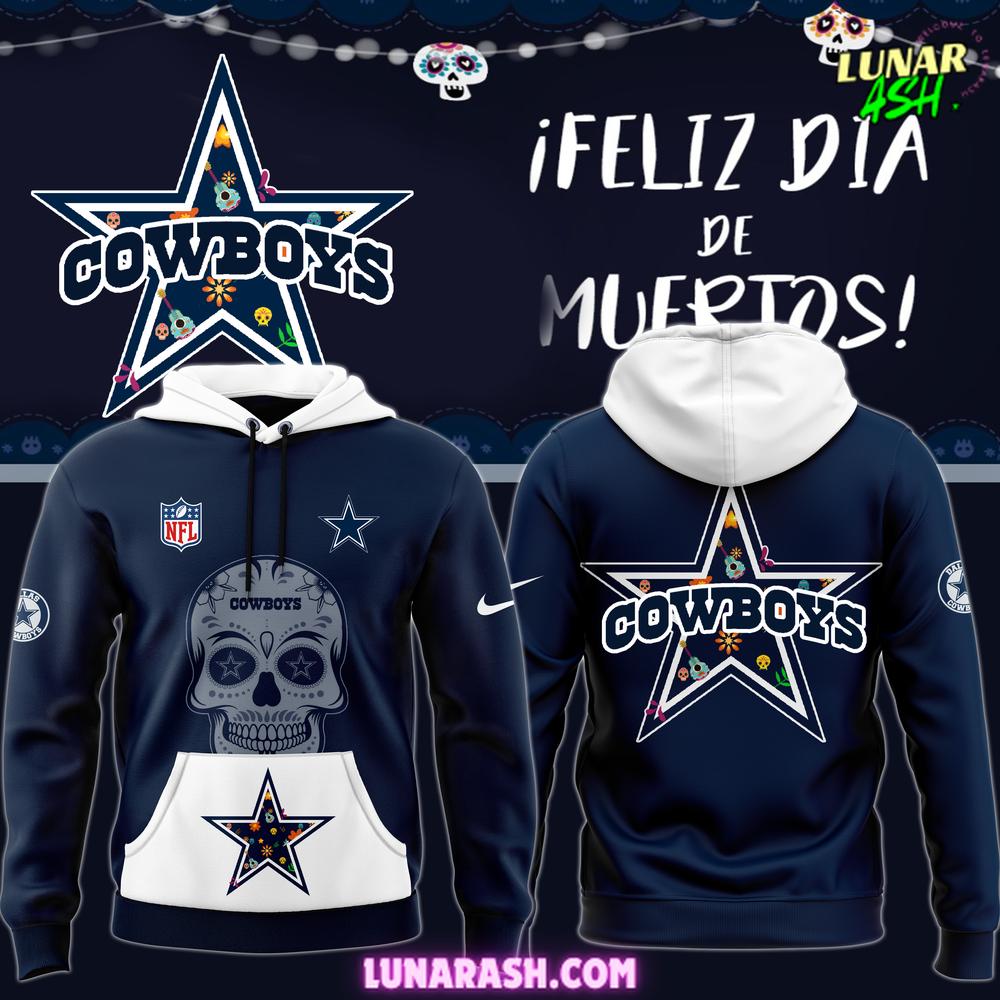 Dallas Cowboys Feliz Día De Los Muertos Special Hoodie Dallas Cowboys Feliz Día De Los Muertos Special Hoodie