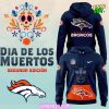 Denver Broncos MLB Día De Los Muertos Hoodie