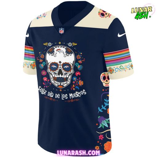 Denver Broncos MLB Dia De Los Muertos Football Jersey