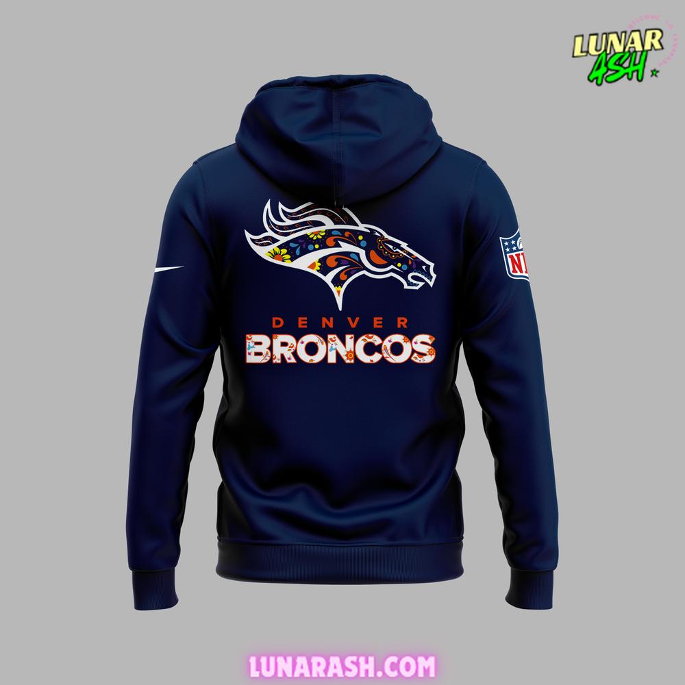 Denver Broncos MLB Día De Los Muertos Hoodie Denver Broncos MLB Día De Los Muertos Hoodie