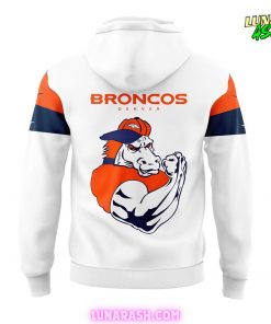 Denver Broncos New Version 2024 White Hoodie 3