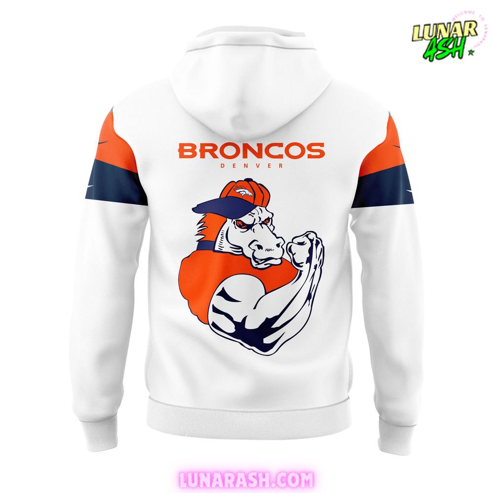 Denver Broncos New Version 2024 White Hoodie Denver Broncos New Version 2024 White Hoodie