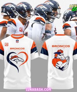 Denver Broncos New Version 2024 White T Shirt 1