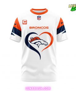 Denver Broncos New Version 2024 White T Shirt 2