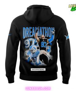 Detroit Lions Aidan Hutchinson Dreamathon Limited 2024 Hoodie 3