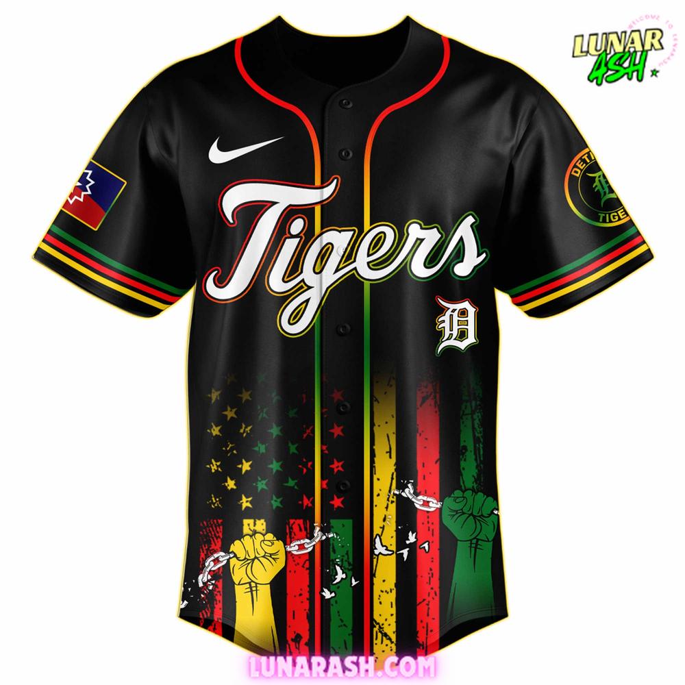 Detroit Tigers Juneteenth Day 2025 Special Jersey Detroit Tigers Juneteenth Day 2025 Special Jersey