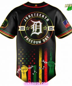 Detroit Tigers Juneteenth Day 2025 Special Jersey 3