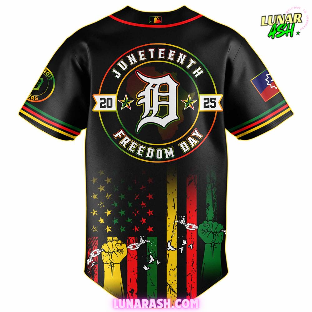 Detroit Tigers Juneteenth Day 2025 Special Jersey Detroit Tigers Juneteenth Day 2025 Special Jersey