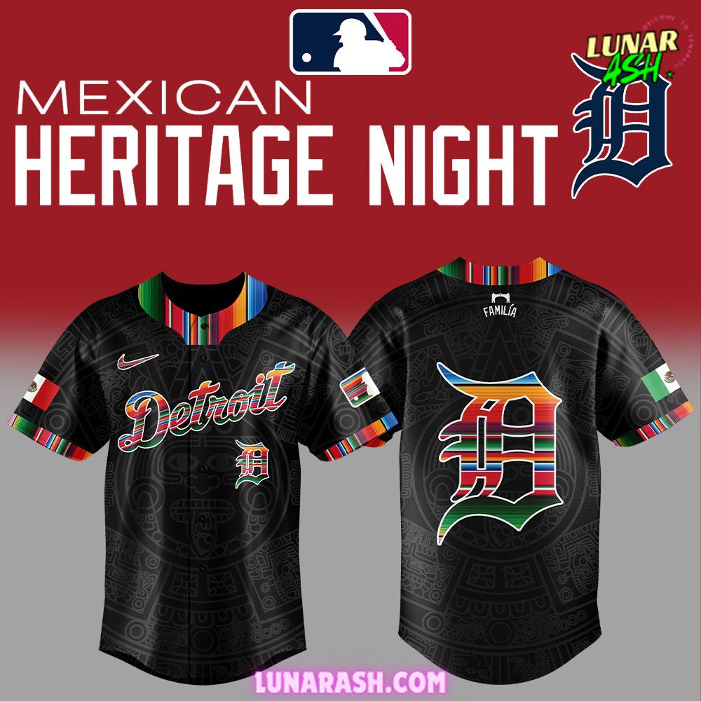 Detroit Tigers Mexican Heritage Night Black Jersey Detroit Tigers Mexican Heritage Night Black Jersey