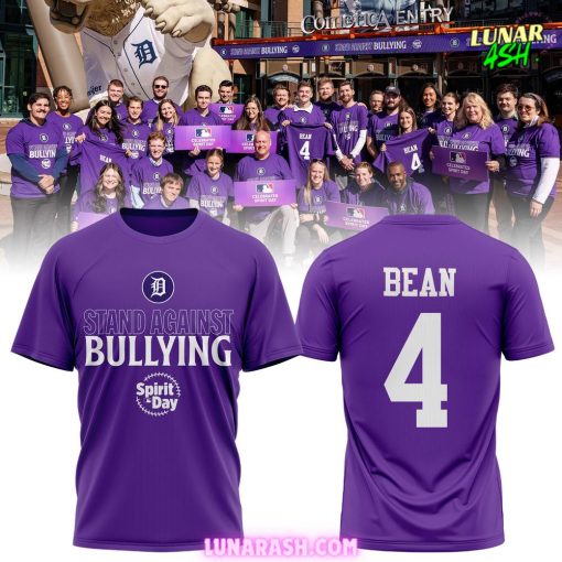 Detroit Tigers Stand Against Bullying Spirit Day 2024 T-Shirt