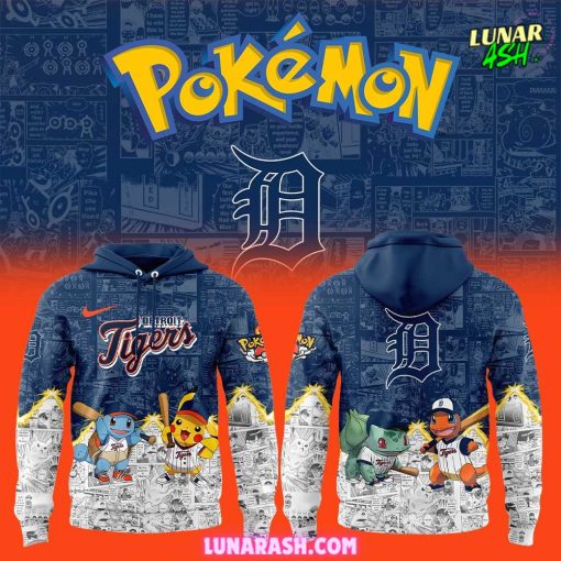 Detroit Tigers x Pokémon Night Special Hoodie