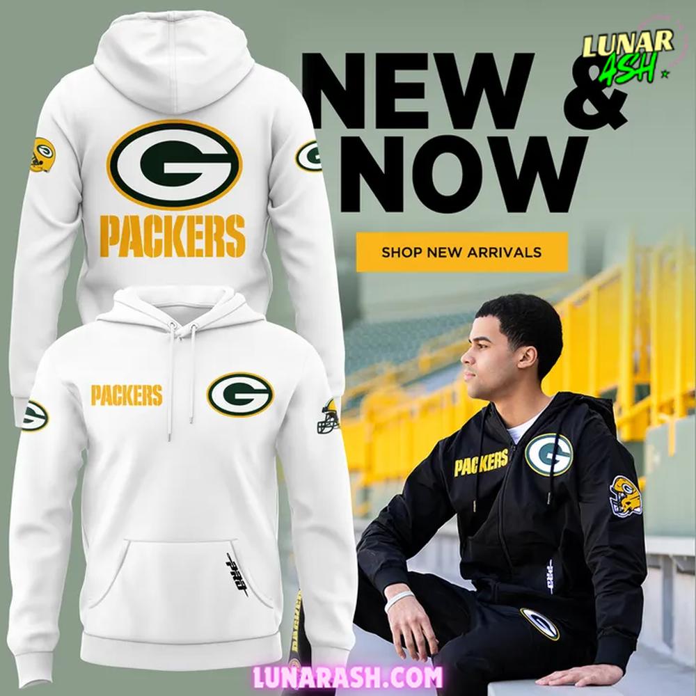Green Bay Packers 2025 Limited Edition White Hoodie Green Bay Packers 2025 Limited Edition White Hoodie