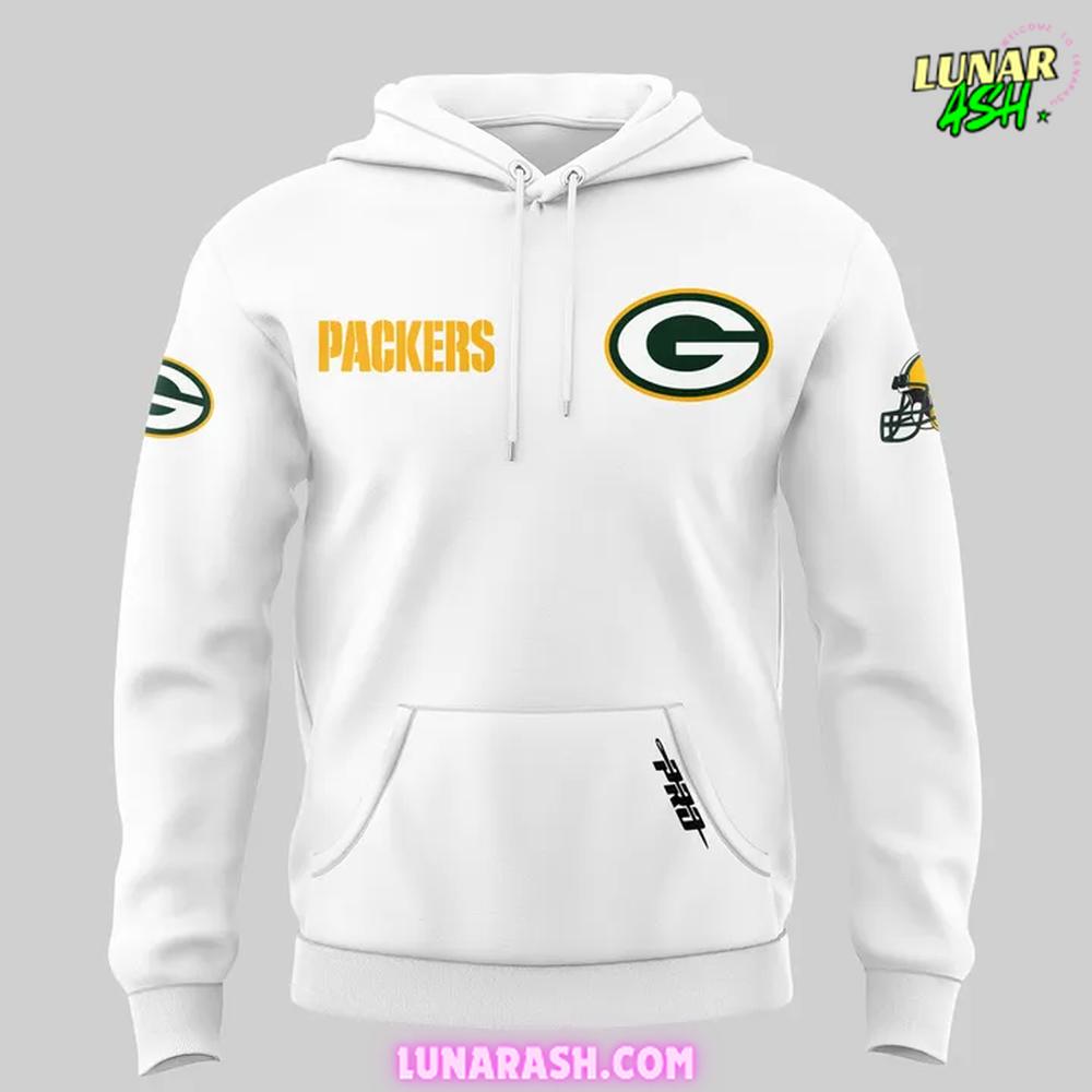 Green Bay Packers 2025 Limited Edition White Hoodie Green Bay Packers 2025 Limited Edition White Hoodie
