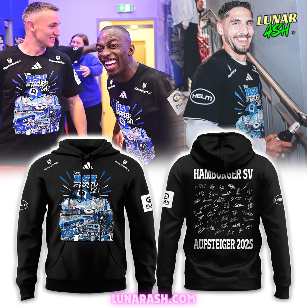 Hamburger SV Promotion 2025 Commemorative Limited Hoodie Hamburger SV Promotion 2025 Commemorative Limited Hoodie