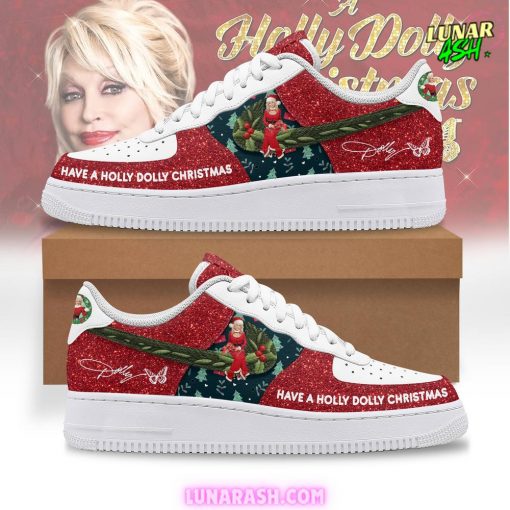 “Have A Holly Dolly Christmas 2024” Nike Air Force 1