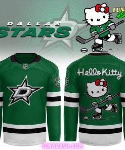 Hello Kitty Collab Dallas Stars Limited Edition Hockey Jersey 1