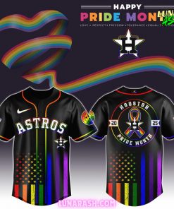 Houston Astros 2025 Pride Month Special Baseball Jersey