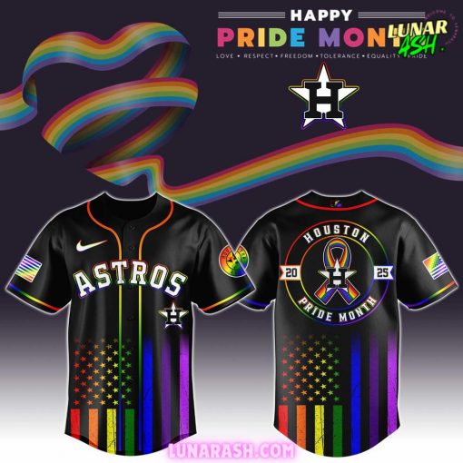 Houston Astros 2025 Pride Month Special Baseball Jersey