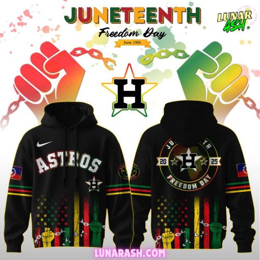 Houston Astros Juneteenth Day 2025 Special Hoodie