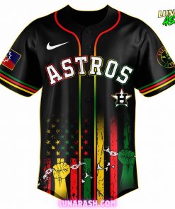 Houston Astros Juneteenth Freedom Day 2025 Commemorative Baseball Jersey 2