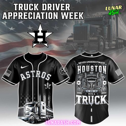 Houston Astros Truck Driver Appreciation Week Baseball Jersey