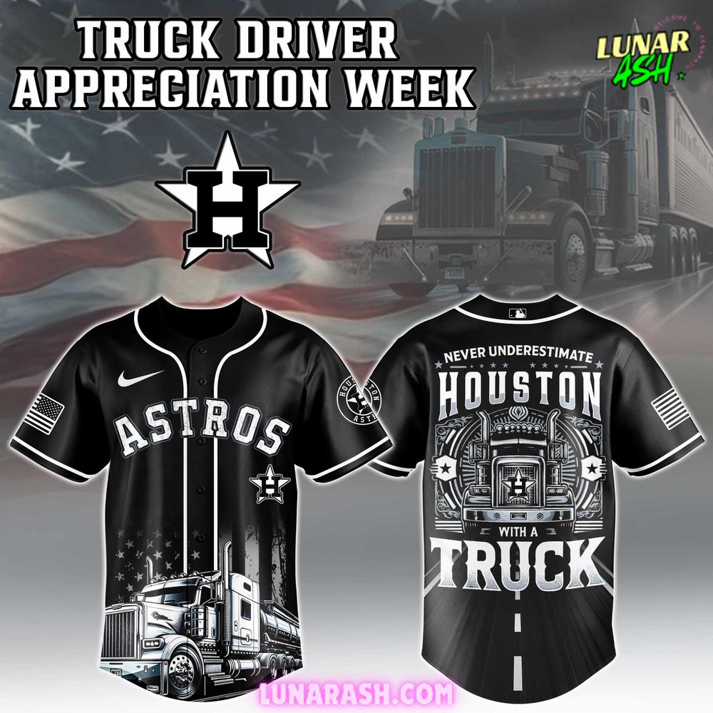 Houston Astros Truck Driver Appreciation Week Baseball Jersey Houston Astros Truck Driver Appreciation Week Baseball Jersey