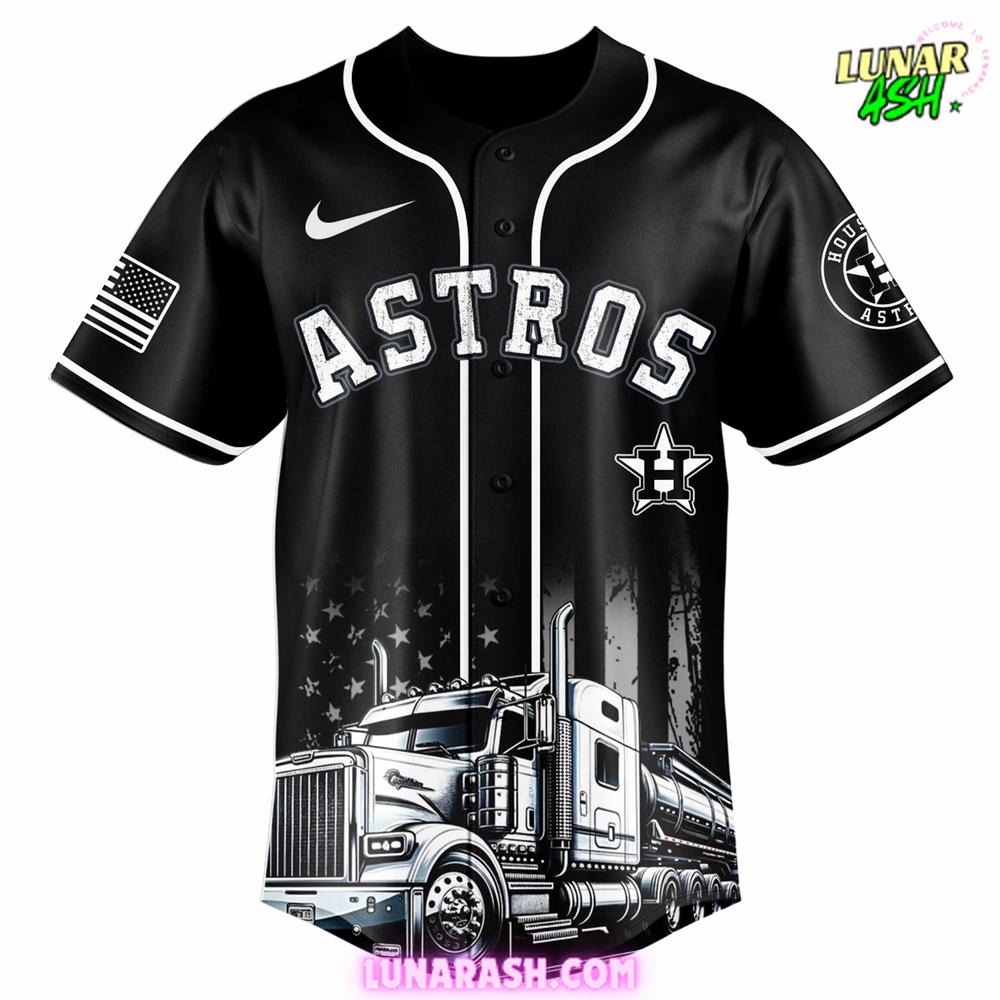 Houston Astros Truck Driver Appreciation Week Baseball Jersey Houston Astros Truck Driver Appreciation Week Baseball Jersey