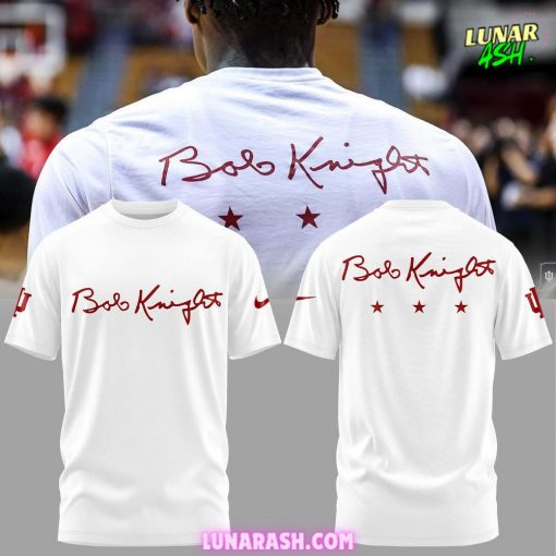 Indiana Hoosiers BOB KNIGHT 2024 White T-Shirt