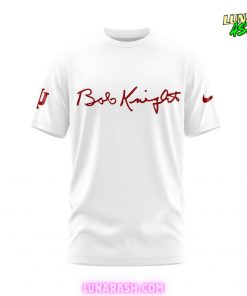 Indiana Hoosiers BOB KNIGHT 2024 White T-Shirt