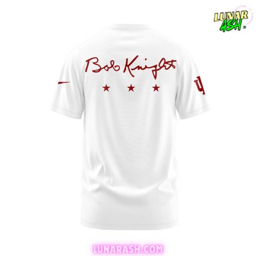 Indiana Hoosiers BOB KNIGHT 2024 White T-Shirt