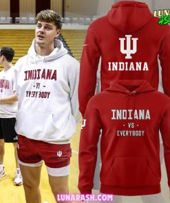 Indiana Hoosiers VS Everybody Special Red Hoodie