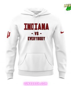 Indiana Hoosiers vs Everybody Special Nike White 2024 Hoodie 2