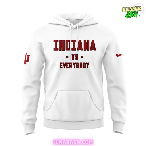 Indiana Hoosiers vs Everybody Special Nike White 2024 Hoodie